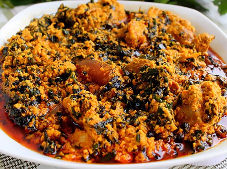 Pounded Yam & Egusi Soup